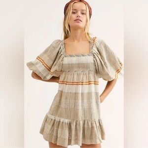 Free People Stripe Mini Dress